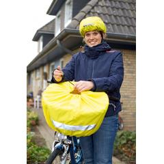 M110415  - Reflective rain cover for bicycle basket - mbw