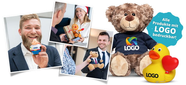 Fotos glücklicher Kunden und Mitarbeiter